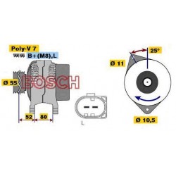 Alternatore Daily 99 110AH