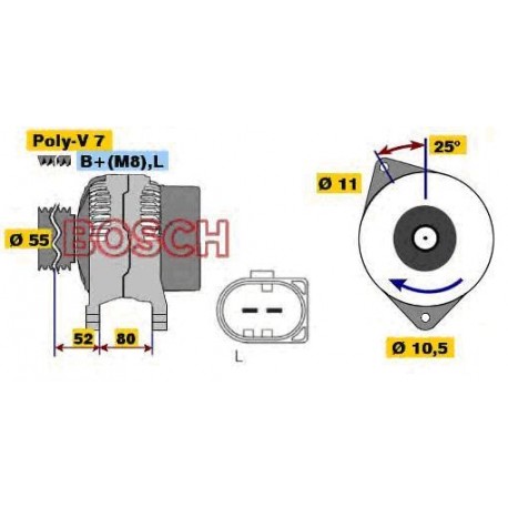 Alternatore Daily 99 110AH