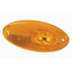 Fanale laterale LED 24V ARANCIO BUS , 3 led laterali