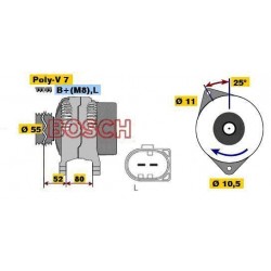 Alternatore Daily 99 140AH