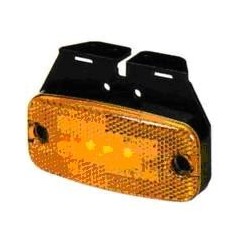 Fanale Laterale Hella LED 24V CON SUPPORTO , 2 led laterali