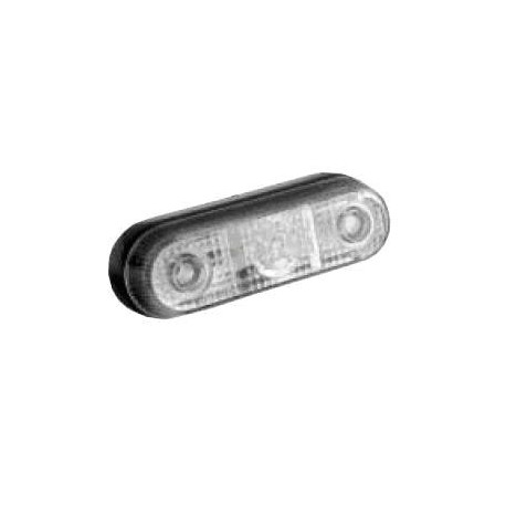 Fanale piccolo LED 24V luce effetto ghiaccio, 3 led centrali