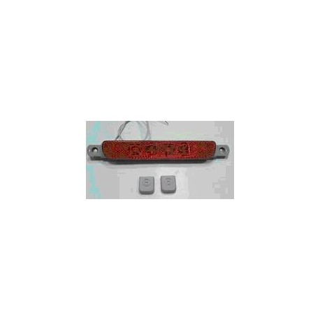 Fanale PIATTO 4 LED FISSAGGIO 2 VITI 24V C/ALETTA