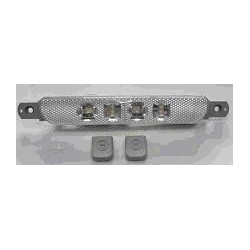 Fanale PIATTO 4 LED FISSAGGIO 2 VITI 24V C/ALETTA