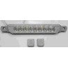 Fanale PIATTO 8 LED PLAFFONIERA BIANCO 24V C/ALETTE