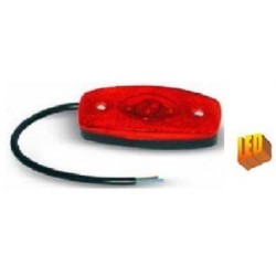 Fanale tre led centrali ROSSO