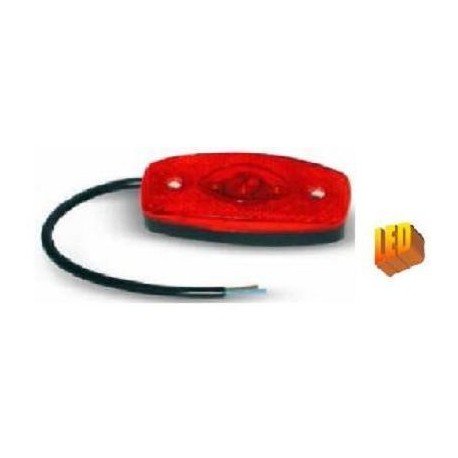 Fanale tre led centrali ROSSO