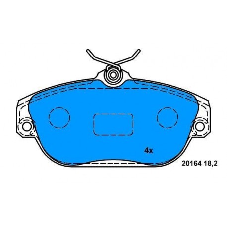 Front Brake pads VOLVO 740-940 960 VOLVO V90-S90