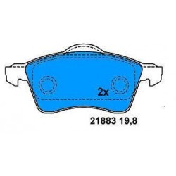 Front Brake pads TRANSPORTER FROM 1990 TO 2003