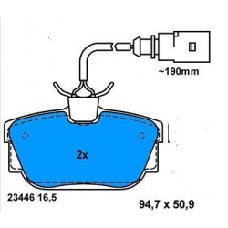 Front Brake pads TRANSPORTER