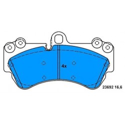 Front Brake pads TUAREG 2003