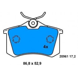 Pattini Posteriori GALAXI 1.9 TD GOLF IV- V