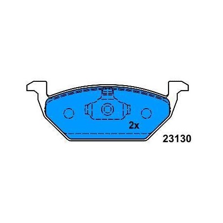 Front Brake pads Golf IV/BORA/OCTAVIA/FABIA without warning