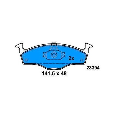 Pattini Anteriori AUDI A2 1.2 TDI