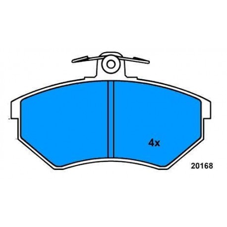 Front Brake pads POLO GOLF II-III- 1.3-1.9 PASSAT VENTO