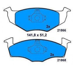 Front Brake pads GOLF III/VENTO/TOLEDO/CORDOBA