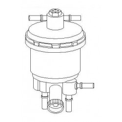 Gruppo completo filtro gasolio  Peugeot 607-806 Patner-Expert