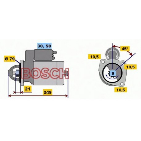 motorino avviamento Piaggio Lombardini