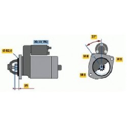 Motorino avviamento Fiat Ducato 2.3 Multijet