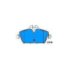 FRONT BRAKE PADS BMW MINI ONE from 2007 S1 116-118-120
