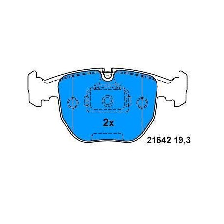 FRONT BRAKE PADS BMW S5 98-2003 BMW X3-X5