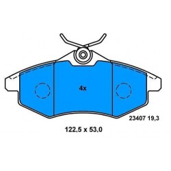 CITROEN C2/C3 front brake pads since 2002 (small)
