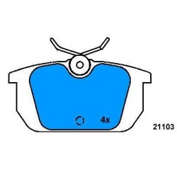 Pattini POSTERIORI ALFA 145-146