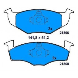 Front Brake pads LUPO/AROSA/POLO/FABIA