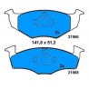 Front Brake pads LUPO/AROSA/POLO/FABIA