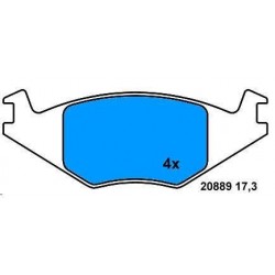 Front Brake pads GOLF II