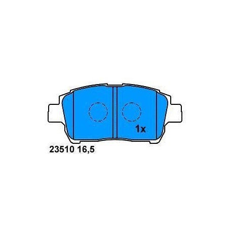 Front Brake pads YARIS FROM 99 TO 2003