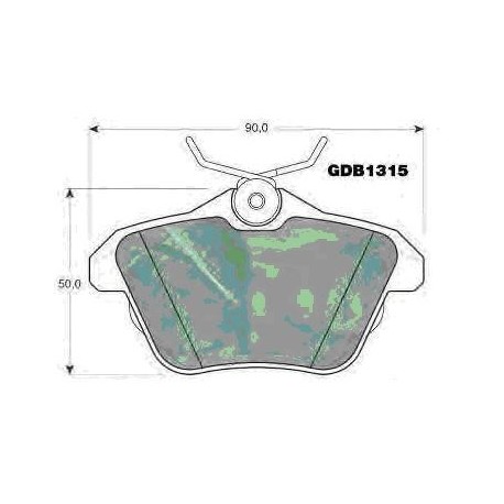 Rear brake pads ALFA 156/166 LANCIA KAPPA