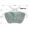 Rear brake pads ALFA 156/166 LANCIA KAPPA