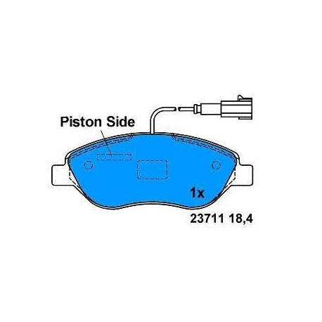 Pattini Anteriori STILO JTD 140cv BRAVO 2007