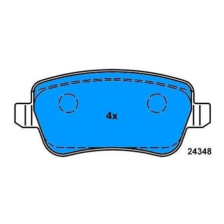 Rear Brake pads CROMA 2005