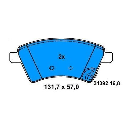 Pattini Anteriori FIAT SEDICI