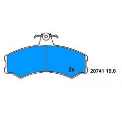 Front brake pads DUCATO 82