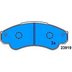Front brake pads DUCATO 2.8 JTD SINCE 2002
