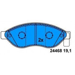 Front brake pads DUCATO SINCE 2006