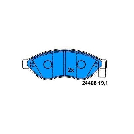 Front brake pads DUCATO SINCE 2006