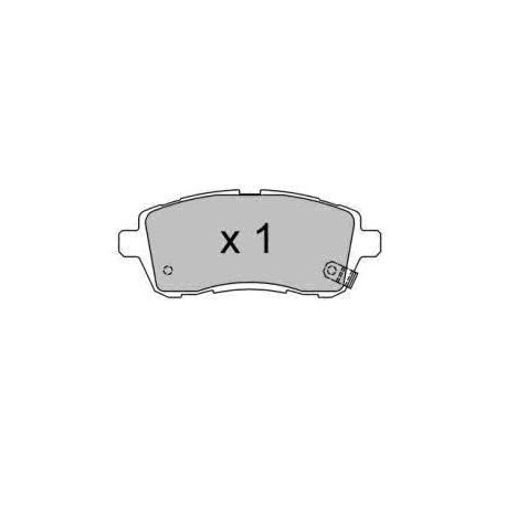 Front brake pads FORD FIESTA SINCE 2008