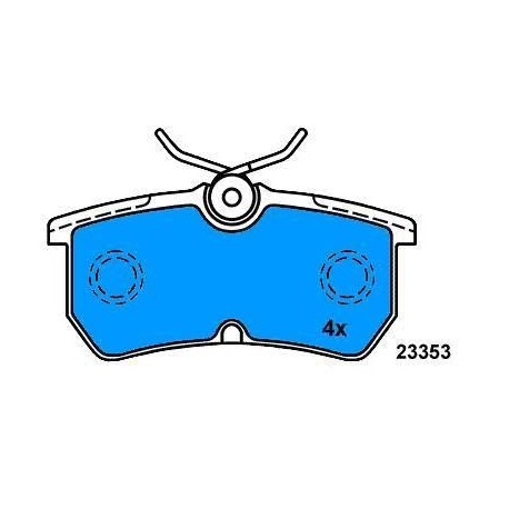 Rear Brake pads FOCUS  since 98 FIESTA since 2005