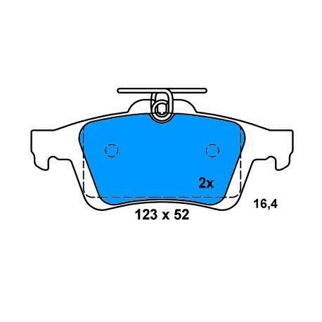 Rear Brake pads FOCUS II SERIES FOCUS C-MAX