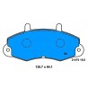 Front brake pads TRANSIT 92