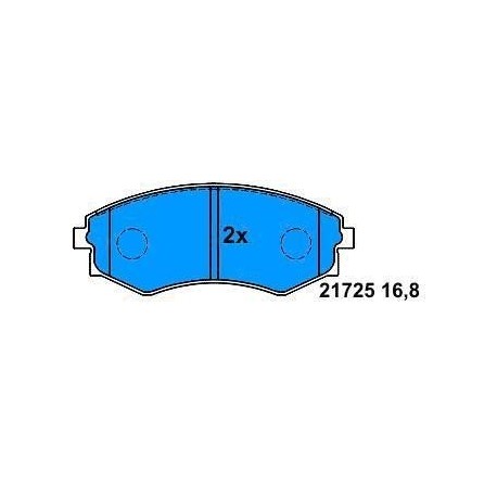 Front Brake pads HUNDAY COUPE’ LANTRA-SONATA