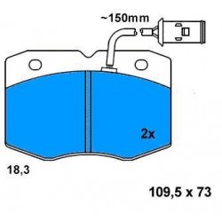 Front Brake pads DAILY SINCE 1990