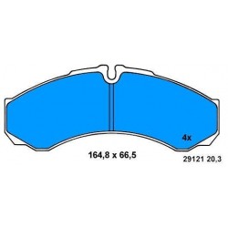 Front Brake pads DAILY SINCE 96 DAILY CITY 35C13