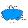 Rear Brake pads CLASS C (W202) SINCE 1998