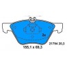 Front Brake pads MERC CLASS E 270 WARNING