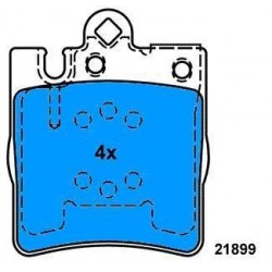 Rear Brake pads Class E 270